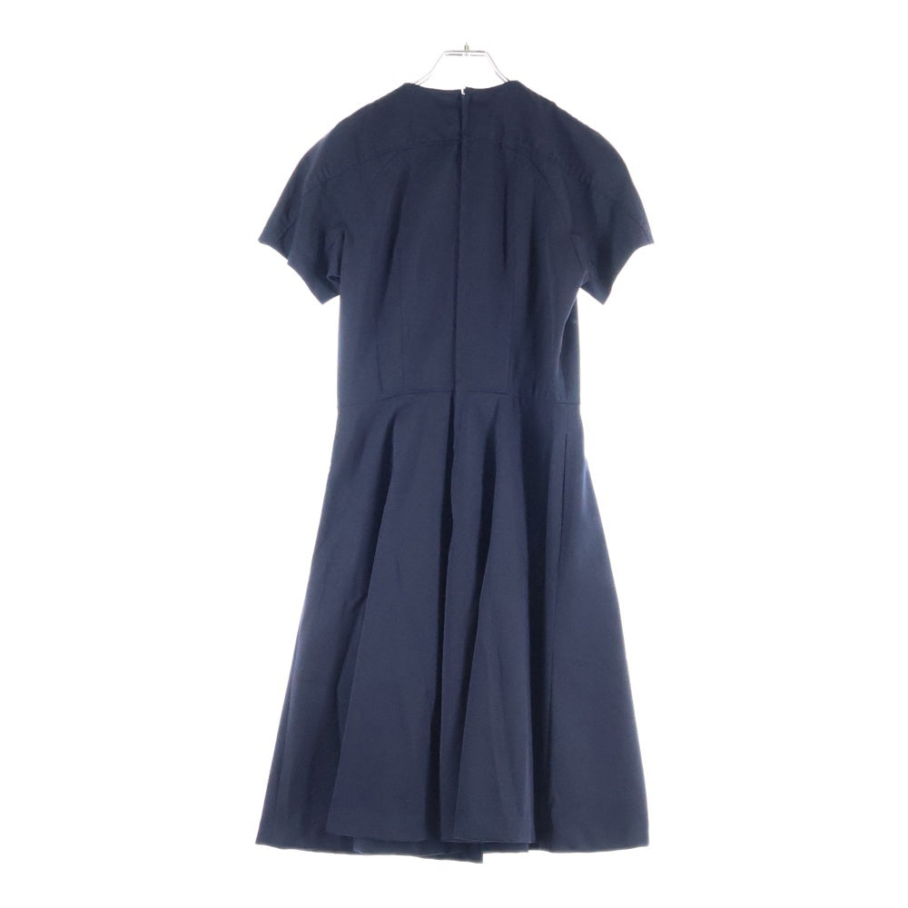 COMME des GARCONS(コムデギャルソン) 15AW ノーカラーワンピース ドレス ネイビー レディース GP-O035 AD2015