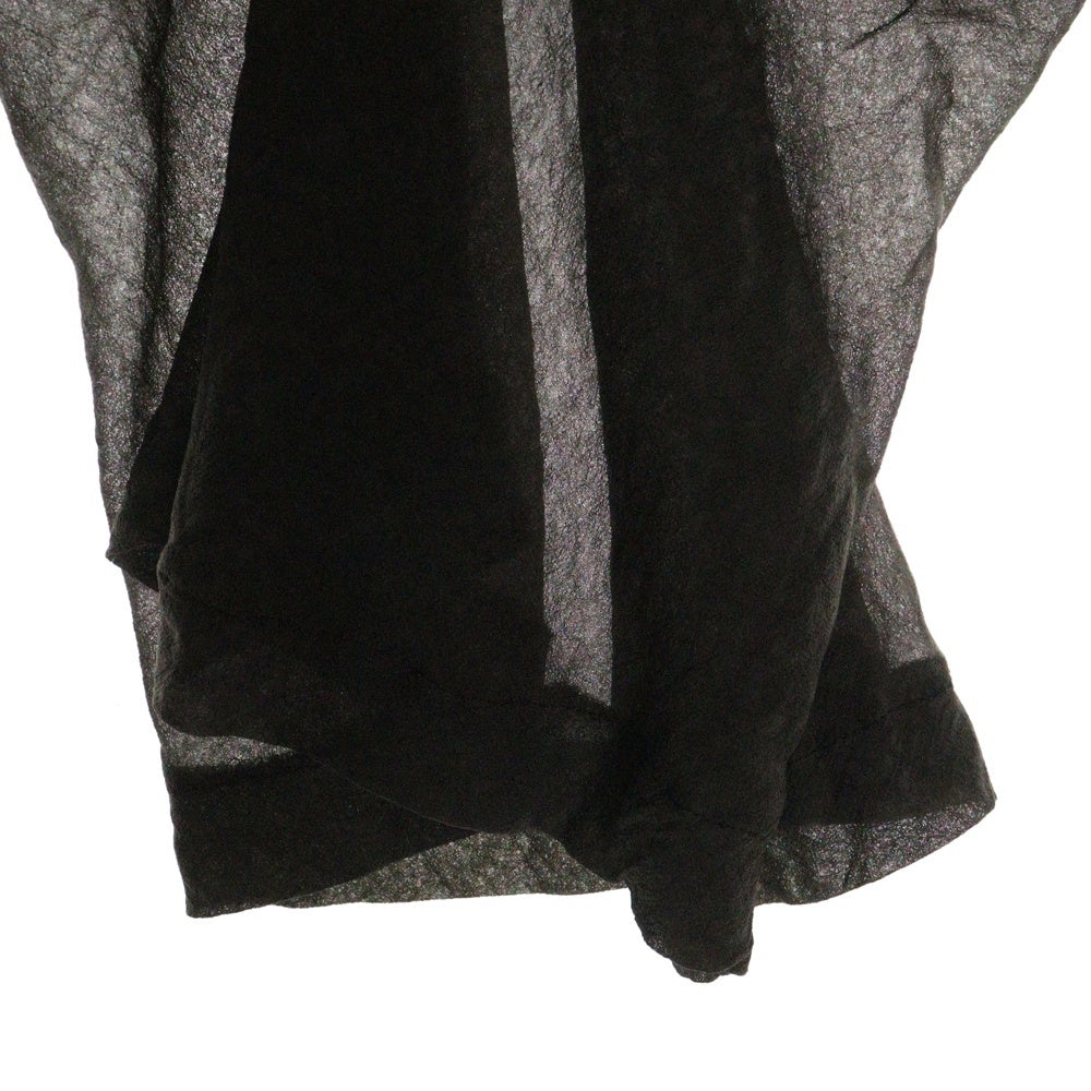 COMME des GARCONS(コムデギャルソン) 94AW シースルー カットオフネック 長袖Tシャツ ブラウン GB-100220 AD1993