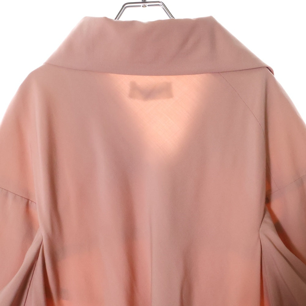 robe de chambre COMME des GARCONS(ローブドシャンブル コムデギャルソン) Aライン ビッグカラー 七分袖コート ピンク レディース RC-040040 AD1996