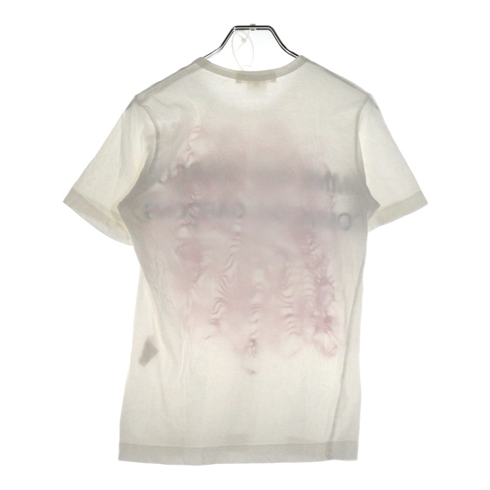 COMME des GARCONS COMME des GARCONS(コムデギャルソンコムデギャルソン) ロゴプリント コットン クルーネック半袖Tシャツ レディース ホワイト