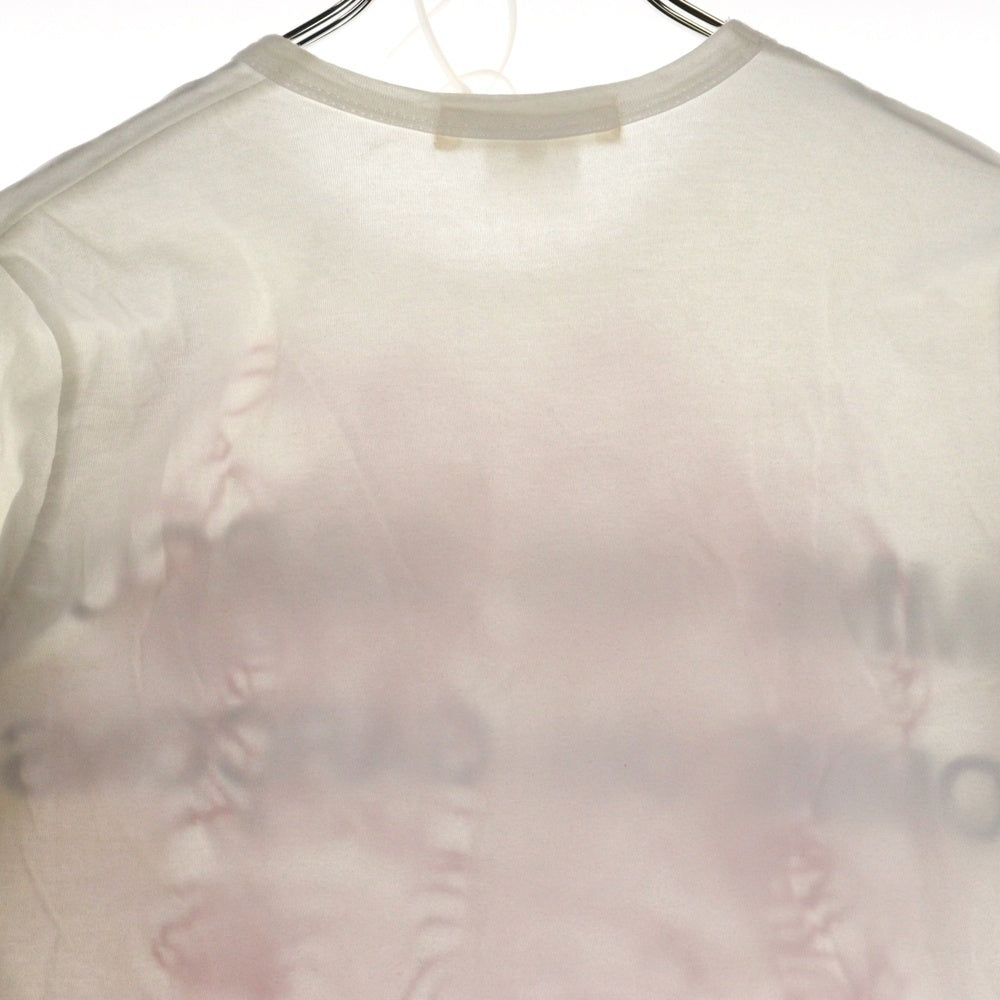 COMME des GARCONS COMME des GARCONS(コムデギャルソンコムデギャルソン) ロゴプリント コットン クルーネック半袖Tシャツ レディース ホワイト