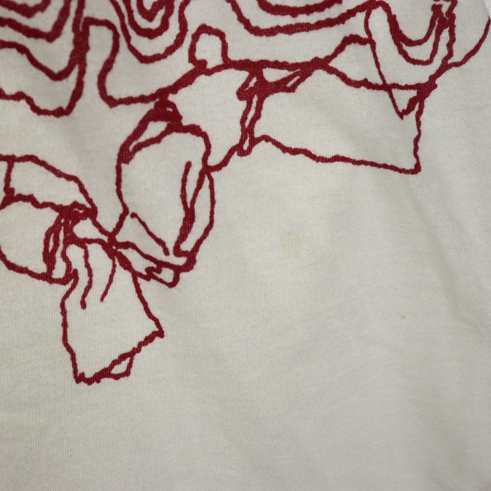 COMME des GARCONS COMME des GARCONS(コムデギャルソンコムデギャルソン) ロゴプリント コットン クルーネック半袖Tシャツ レディース ホワイト