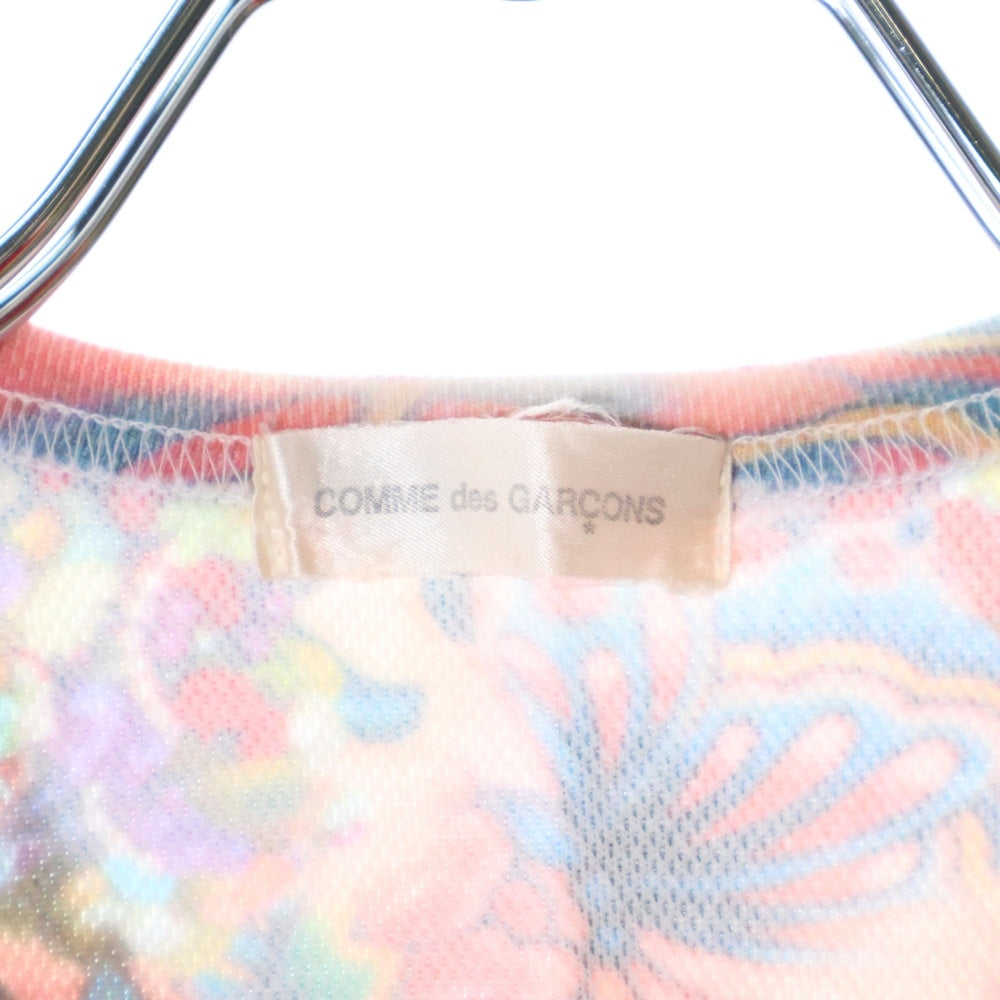 COMME des GARCONS(コムデギャルソン) 04SS 花柄プリント コットン半袖Tシャツ マルチ GM-T045 AD2003