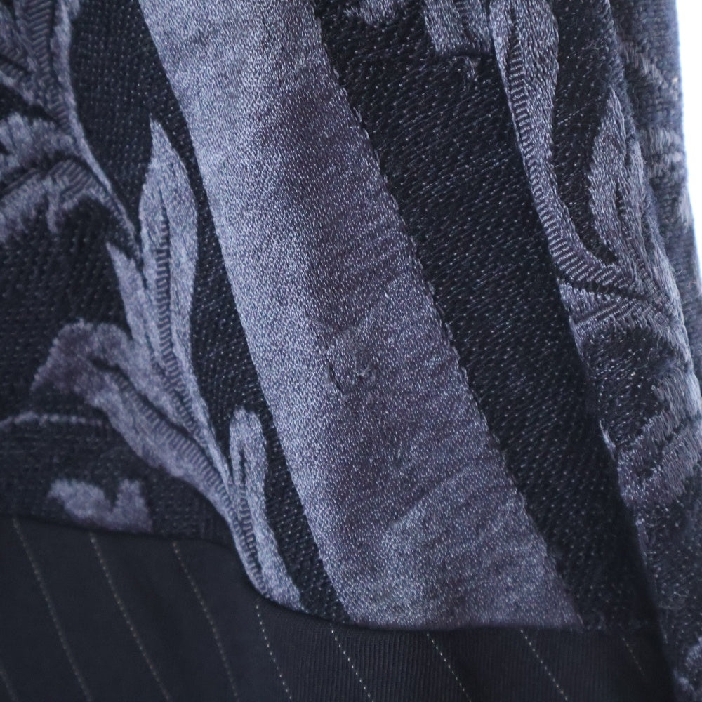 COMME des GARCONS(コムデギャルソン) 90SS レースドッキング 総柄ジャケット ネイビー レディース GJ-11010S AD1992