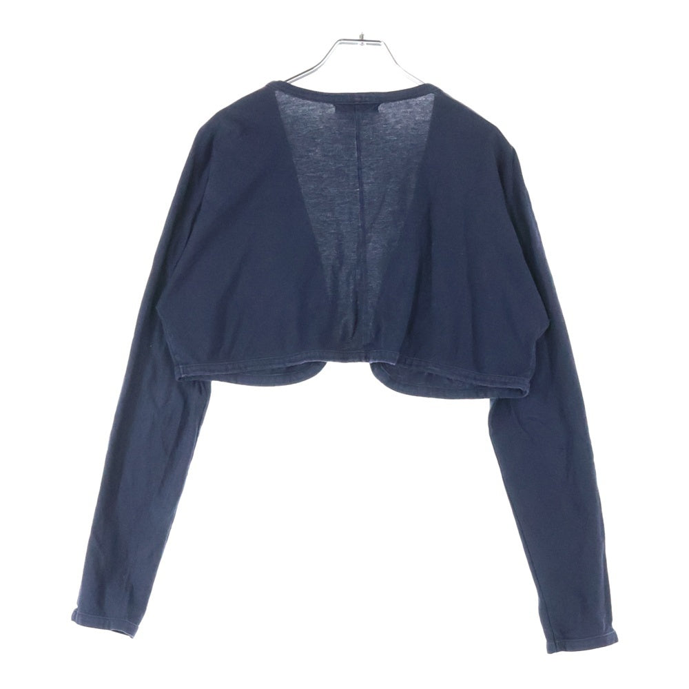 tricot COMME des GARCONS(トリコ コム デ ギャルソン) 89AW コットン ショート丈 カーディガン ネイビー TT-020190 AD1989