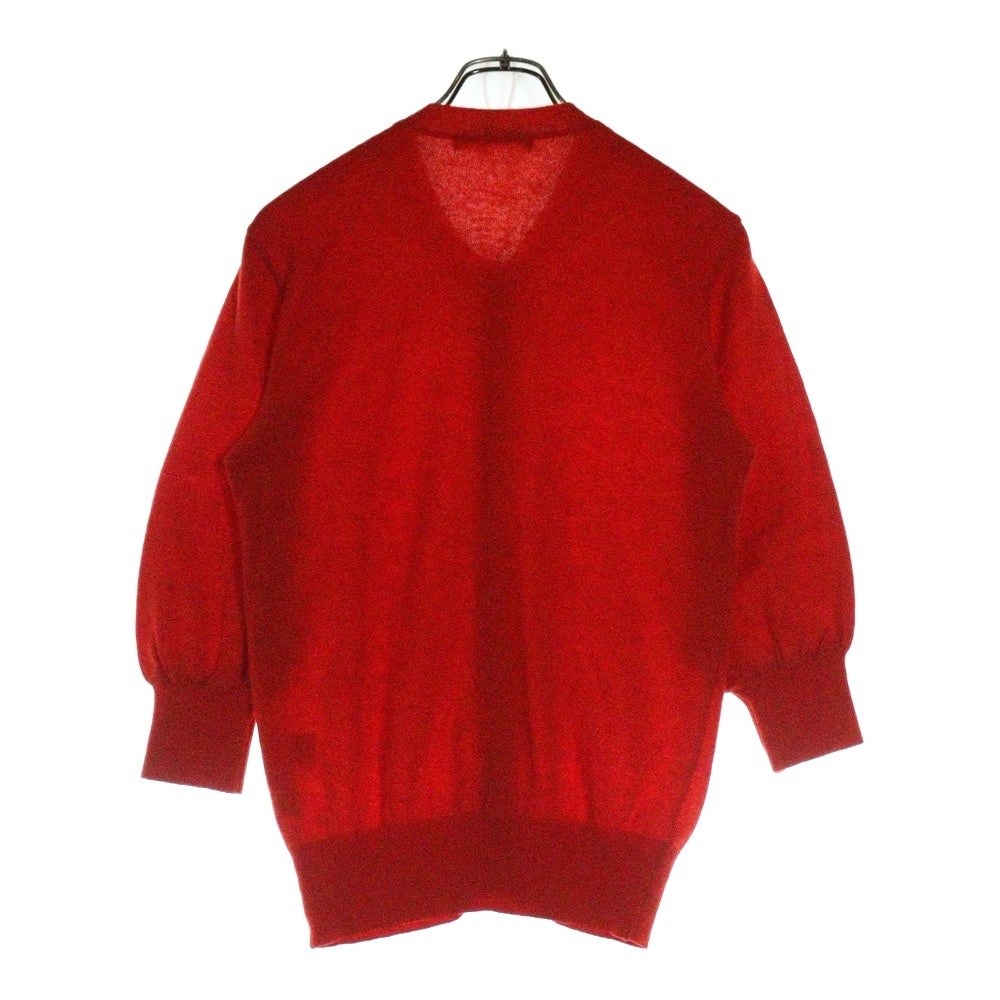 COMME des GARCONS(コムデギャルソン) 88AW ダブルボタンライン 七分丈 カーディガン レディース レッド GN-050200 AD1988