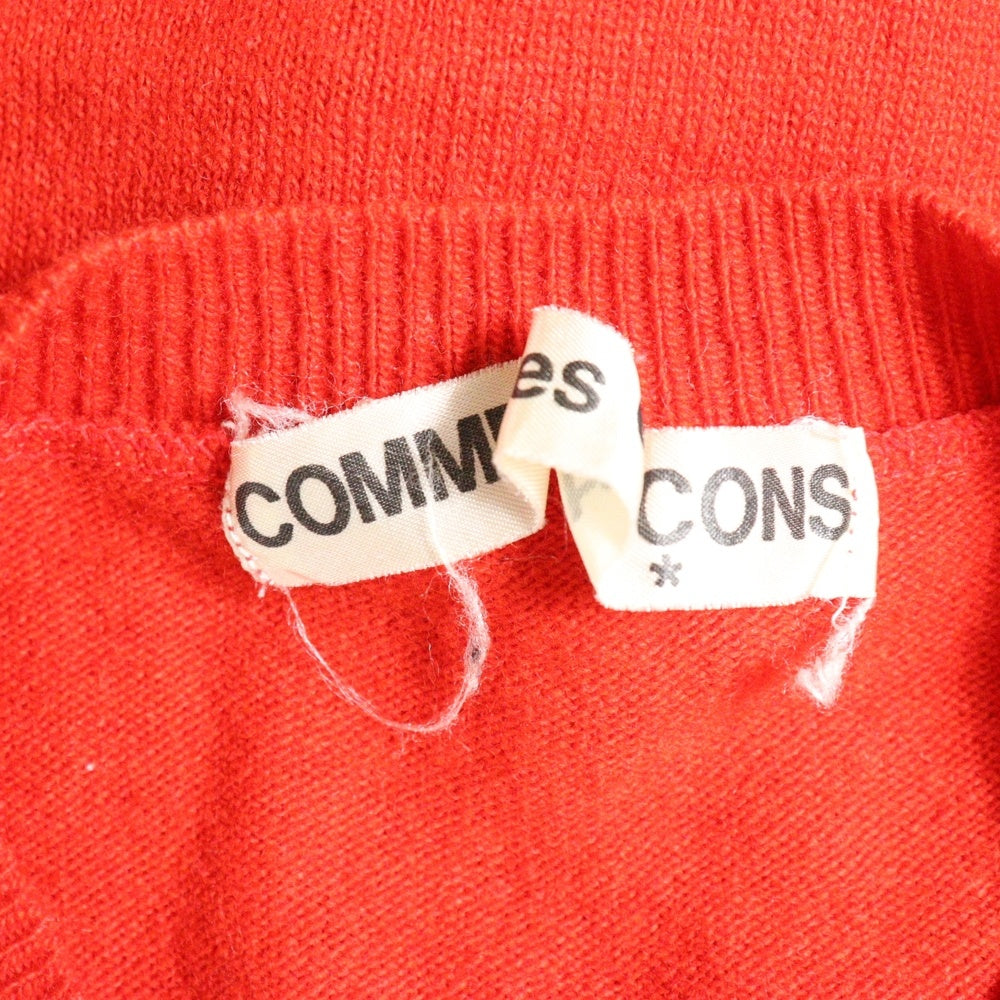 COMME des GARCONS(コムデギャルソン) 88AW ダブルボタンライン 七分丈 カーディガン レディース レッド GN-050200 AD1988