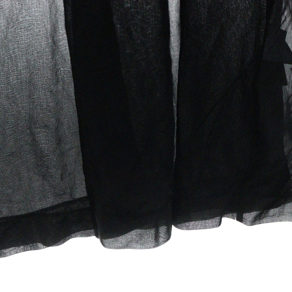 COMME des GARCONS(コムデギャルソン) シースルー ポロ ワンピース ブラック レディース