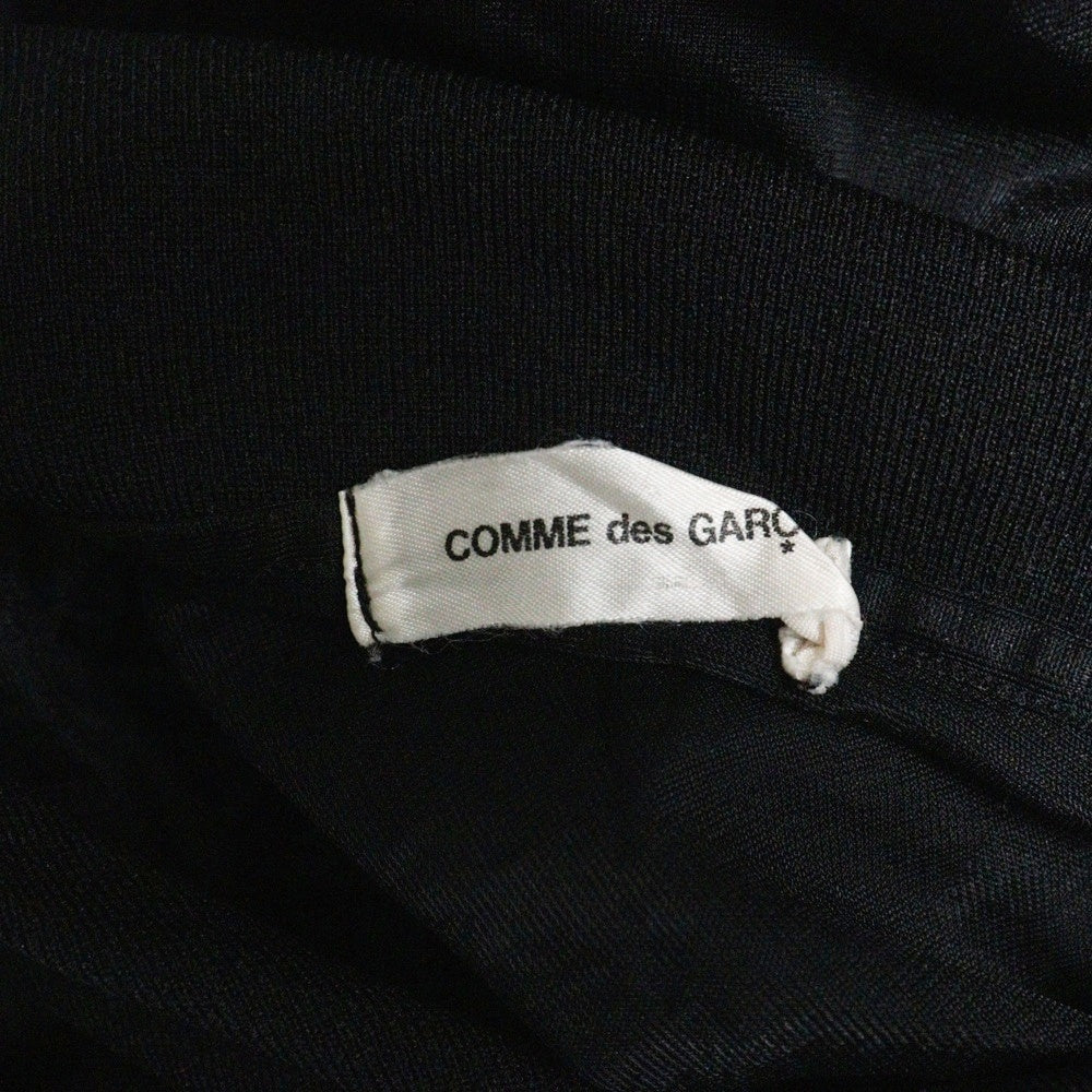 COMME des GARCONS(コムデギャルソン) シースルー ポロ ワンピース ブラック レディース