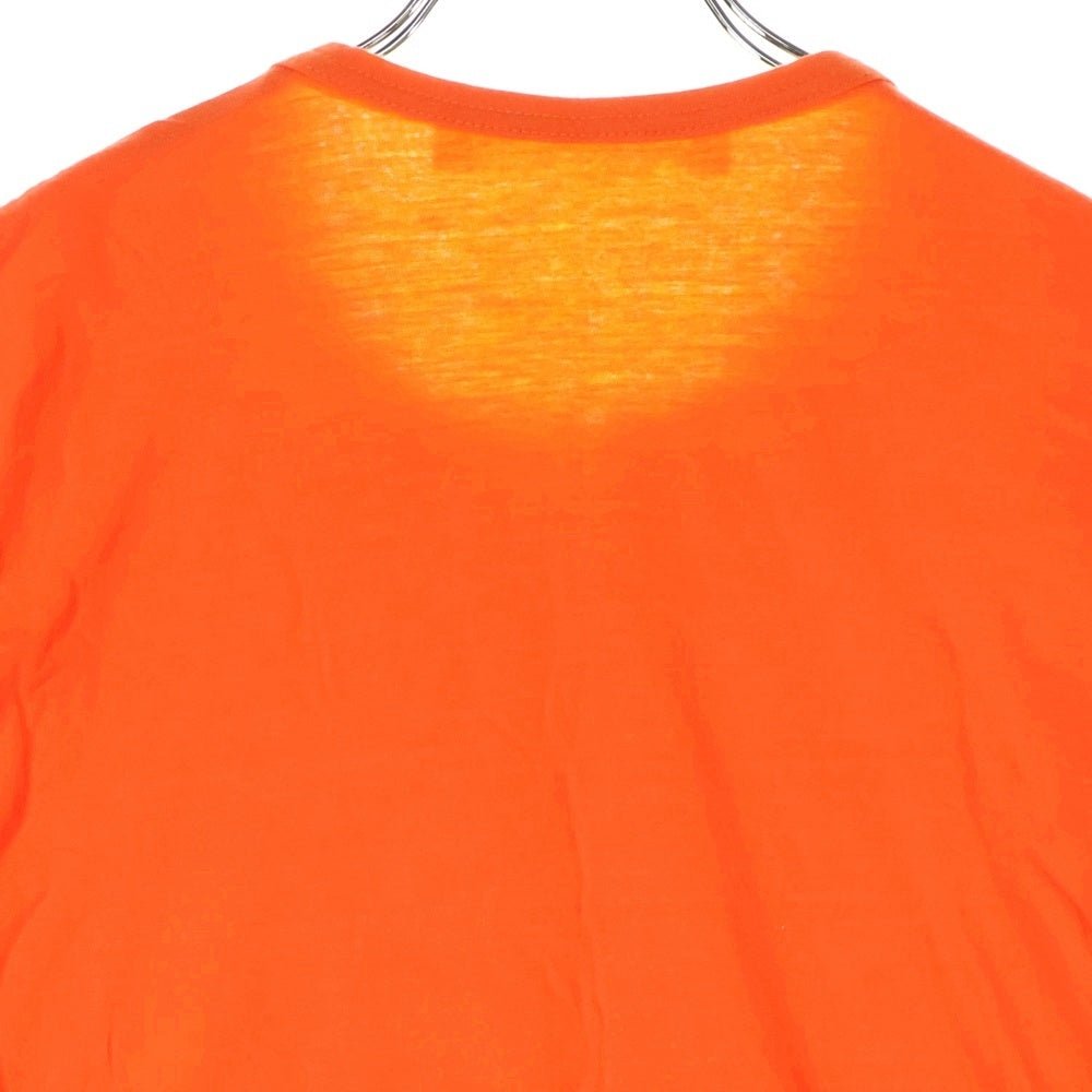 JUNYA WATANABE COMME des GARCONS(ジュンヤワタナベ コムデギャルソン) 05SS ドッキング コットン 半袖Tシャツ オレンジ/イエロー レディース JO-T038 AD2004