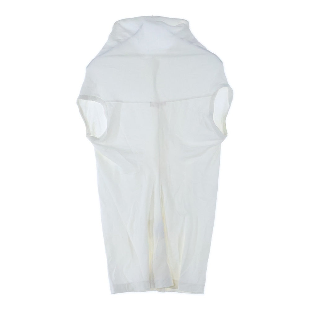 COMME des GARCONS(コムデギャルソン) 98SS タートルネック コットン ノースリーブTシャツ ホワイト GT-100570 AD1997