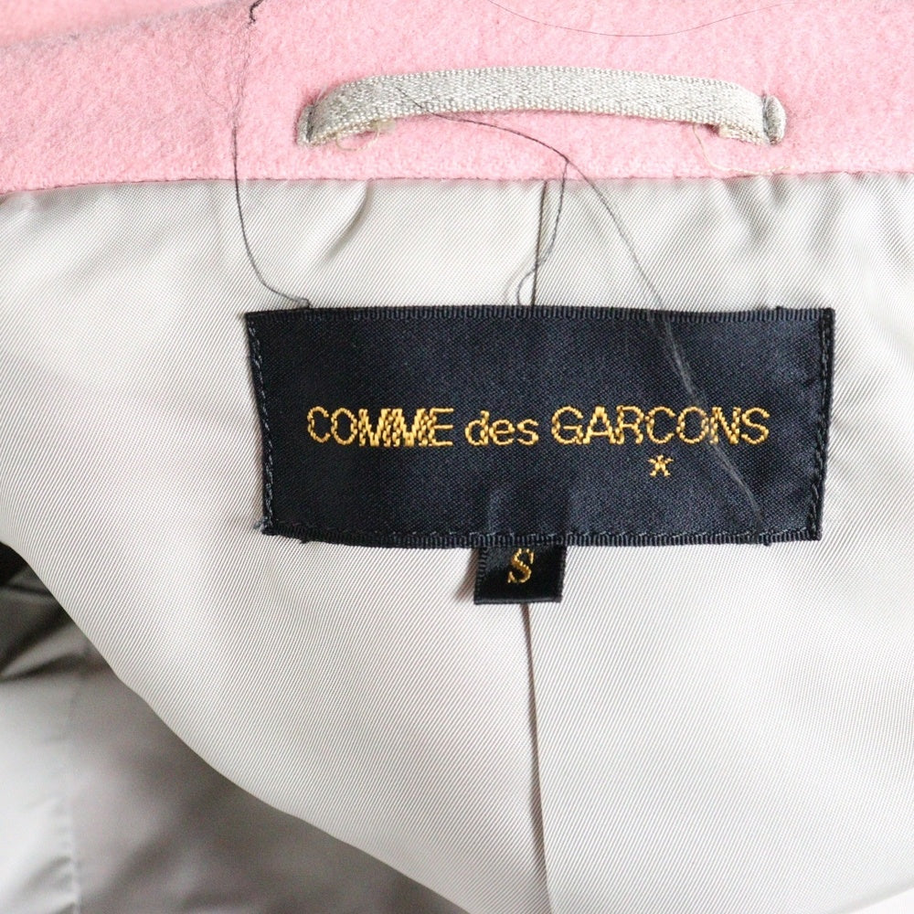 COMME des GARCONS(コムデギャルソン) 94AW 切り替えニット ウールジャケット ピンク/グレー レディース GJ-04049S AD1993