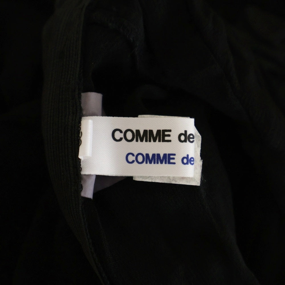 COMME des GARCONS COMME des GARCONS(コムデギャルソンコムデギャルソン) フリル ノースリーブ ブラウス ブラック レディース S8B005
