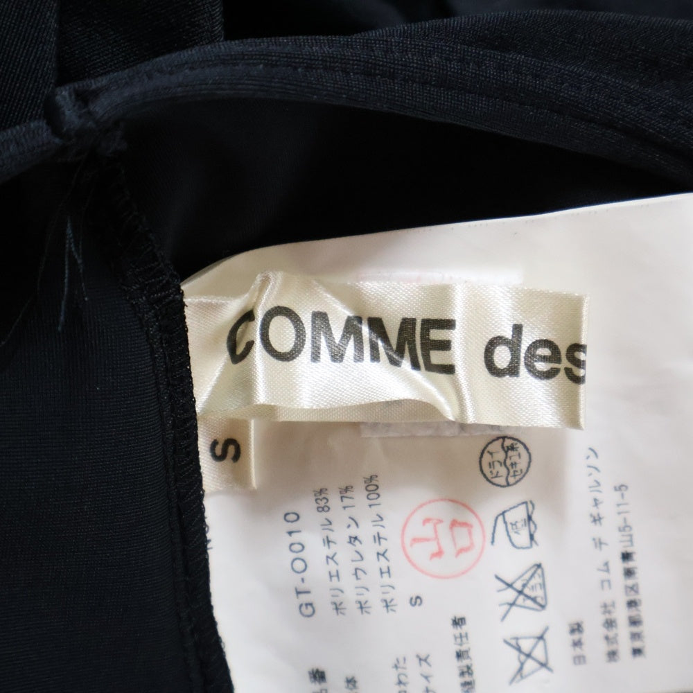 COMME des GARCONS(コムデギャルソン) 07AW ハンドデザイン ノースリーブ フレア ワンピース ドレス ブラック GT-O010 AD2007 レディース