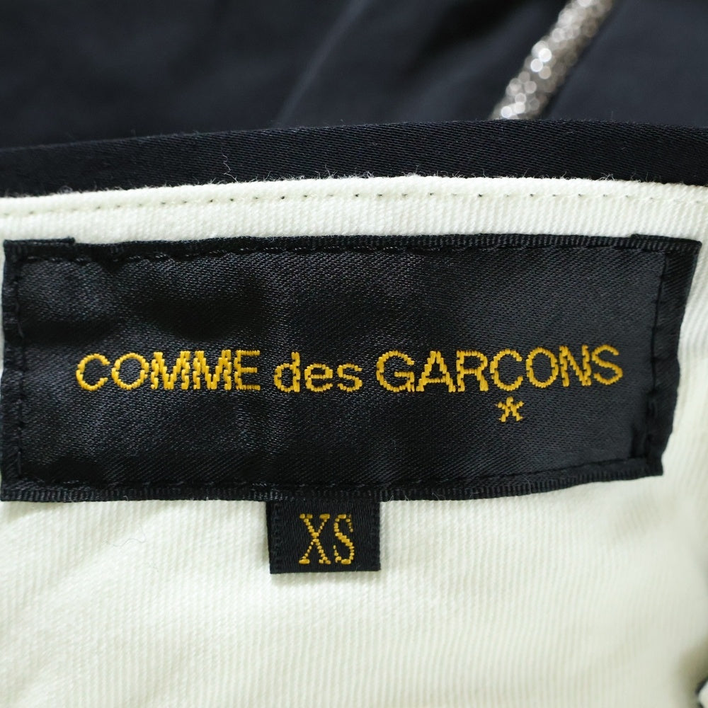 COMME des GARCONS(コムデギャルソン) 10AW シルバーライン ジップフライ カーブスラックスパンツ ブラック GF-P025 AD2010 レディース