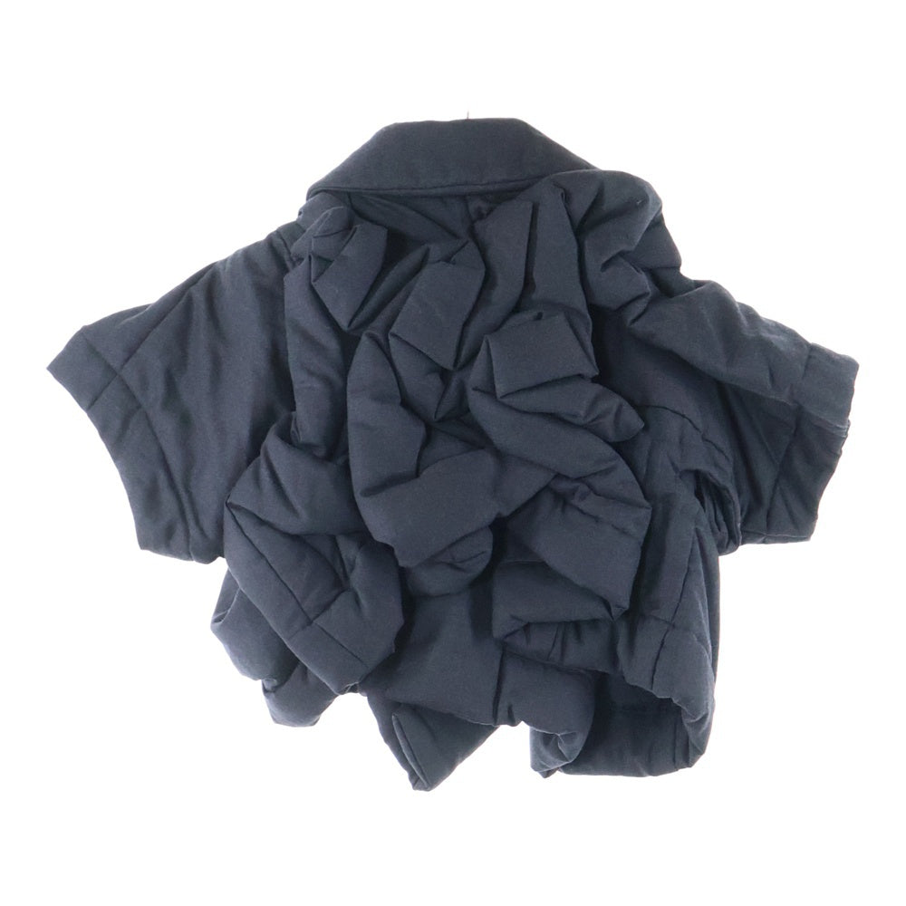 COMME des GARCONS(コムデギャルソン) 10AW 変形 3B コットン 半袖中綿ダウンジャケット ブラック レディース GF-J031 AD2010