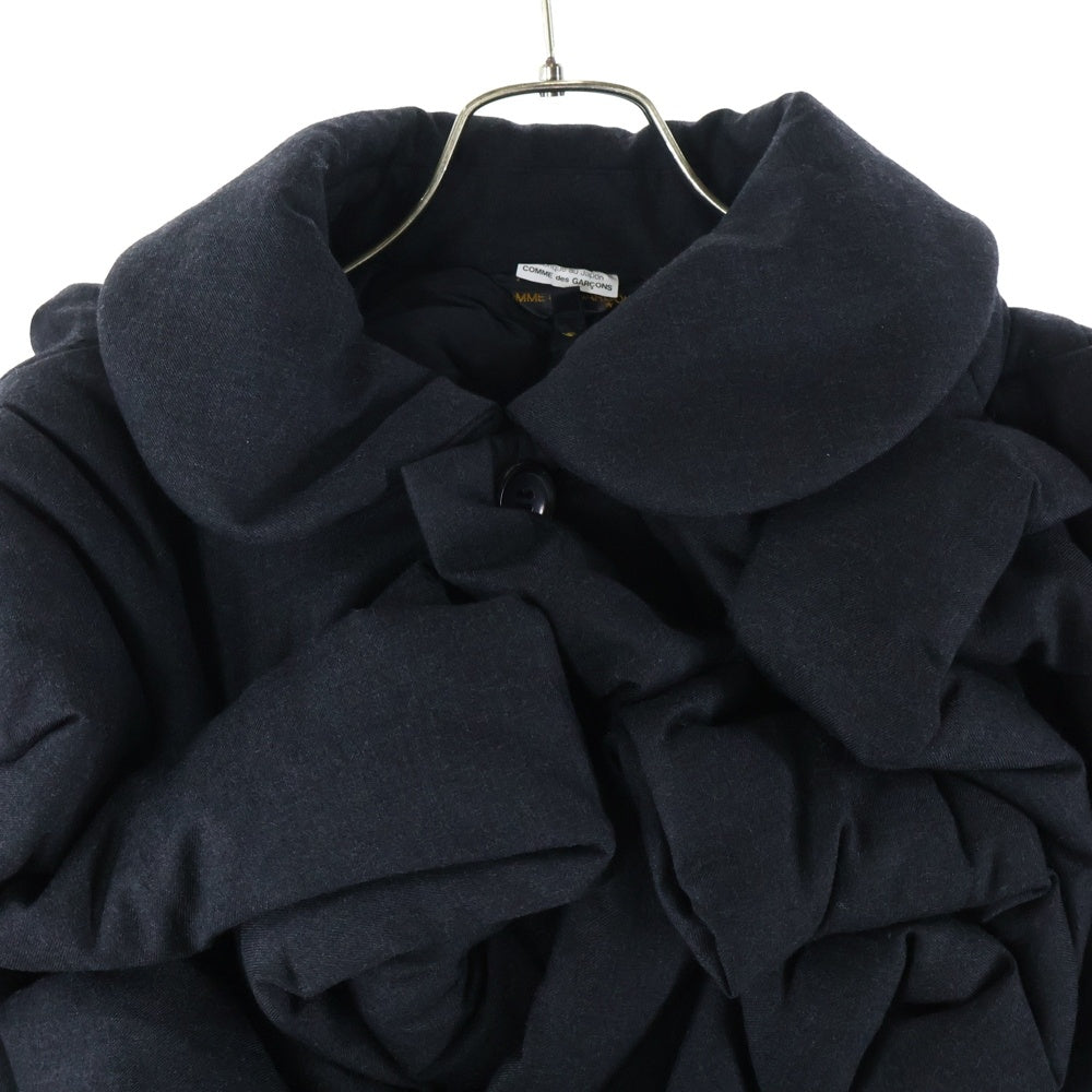 COMME des GARCONS(コムデギャルソン) 10AW 変形 3B コットン 半袖中綿ダウンジャケット ブラック レディース GF-J031 AD2010