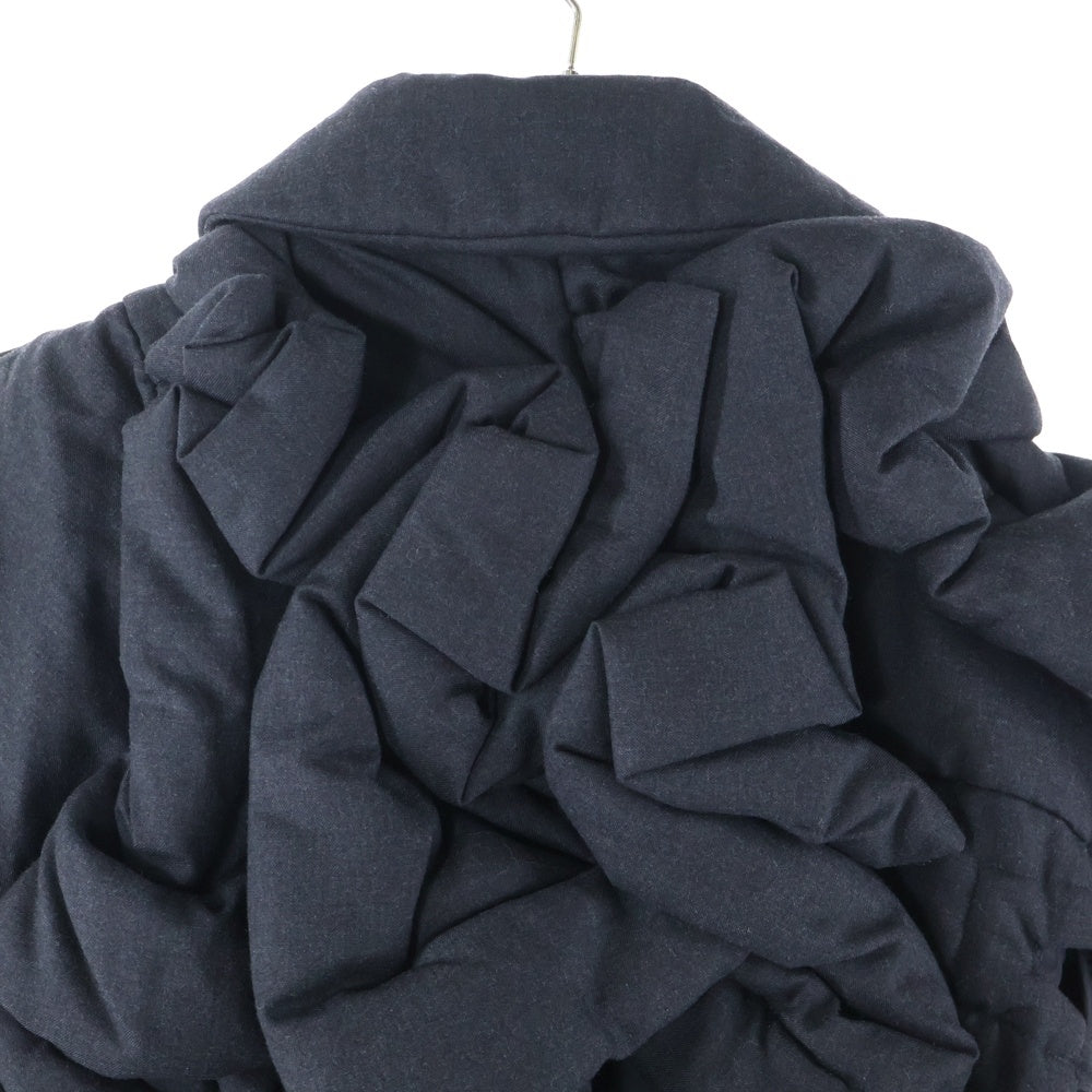 COMME des GARCONS(コムデギャルソン) 10AW 変形 3B コットン 半袖中綿ダウンジャケット ブラック レディース GF-J031 AD2010