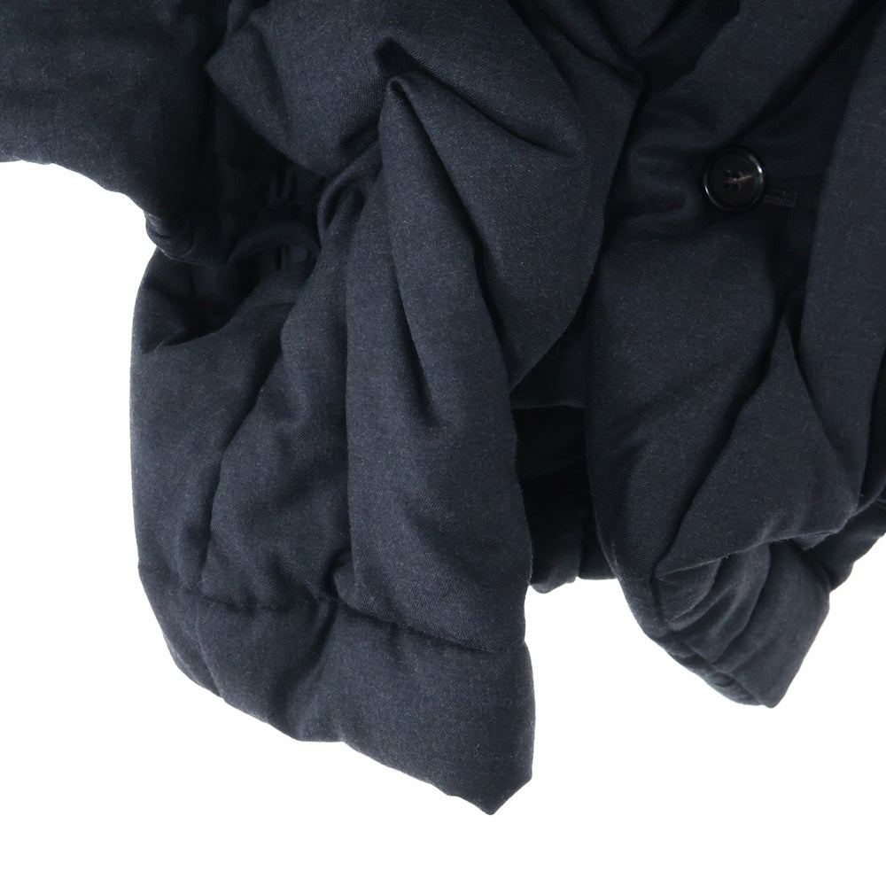 COMME des GARCONS(コムデギャルソン) 10AW 変形 3B コットン 半袖中綿ダウンジャケット ブラック レディース GF-J031 AD2010
