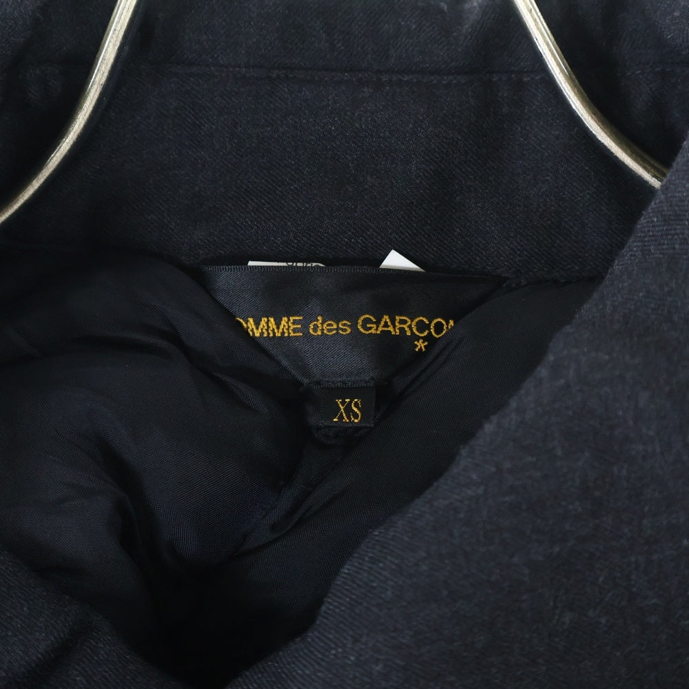 COMME des GARCONS(コムデギャルソン) 10AW 変形 3B コットン 半袖中綿ダウンジャケット ブラック レディース GF-J031 AD2010