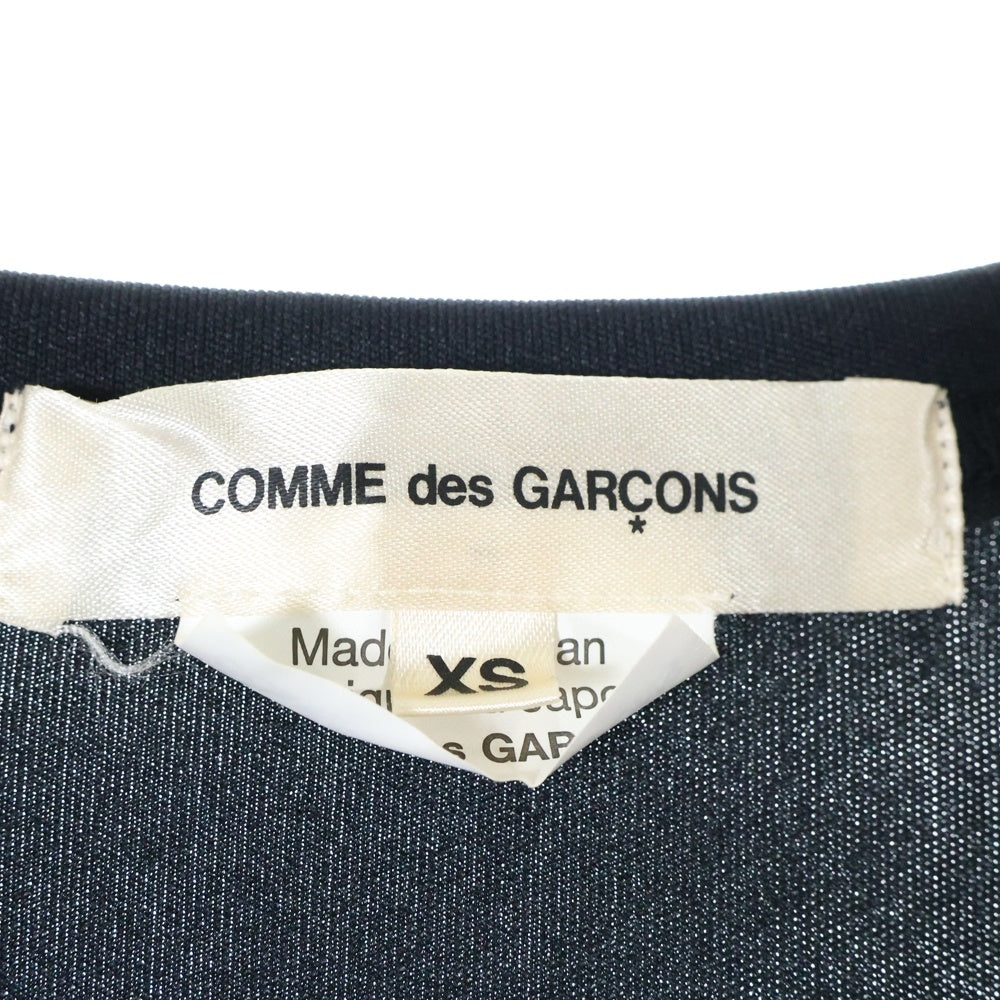 COMME des GARCONS(コムデギャルソン) 16SS ベルト付き 変形 長袖Tシャツ ロンT ブラック レディース GQ-T034 AD2015
