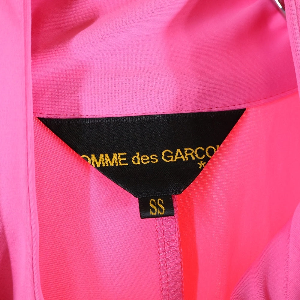 COMME des GARCONS(コムデギャルソン) 07AW フロントハンドデザイン 燕尾 長袖シャツ ブラウン ピンク GT-J043 AD2007 レディース