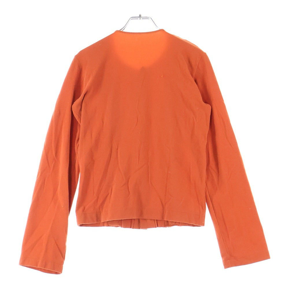 COMME des GARCONS(コムデギャルソン) 97SS 編みニットレース ノーカラージャケット オレンジ レディース GB-100430 AD1996