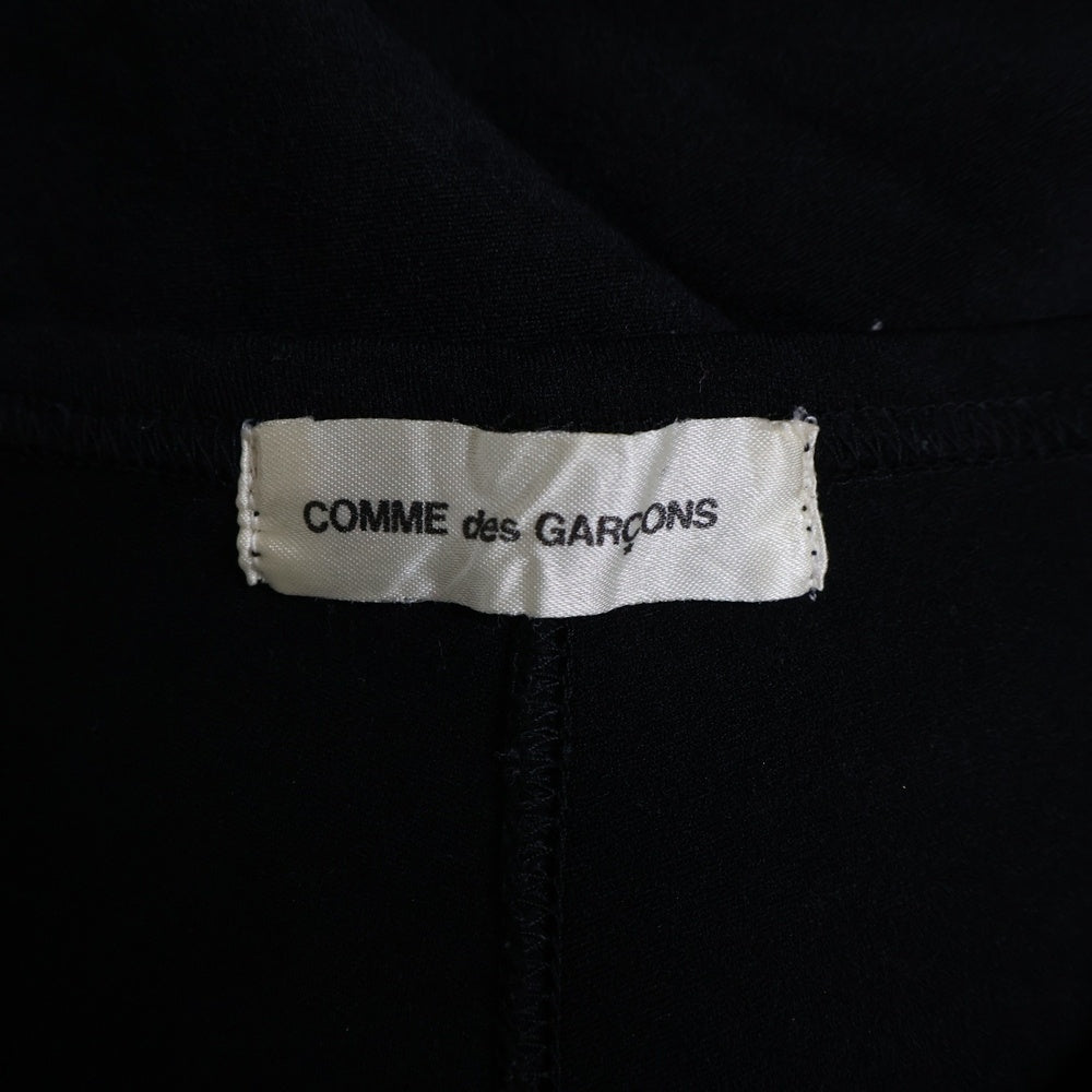 COMME des GARCONS(コムデギャルソン) 90AW 変形 クルーネック 半袖Tシャツ カットソー ブラック GT-050120 AD1990 レディース
