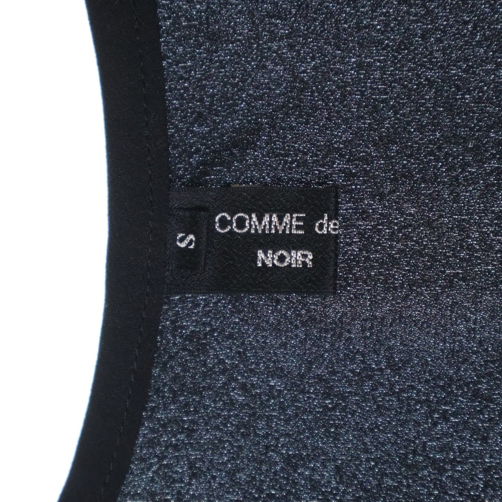 COMME des GARCONS(コムデギャルソン) 91SS ナイロン生地 ノースリーブ クルーネック カットソー Tシャツ ブラック AB-05003S