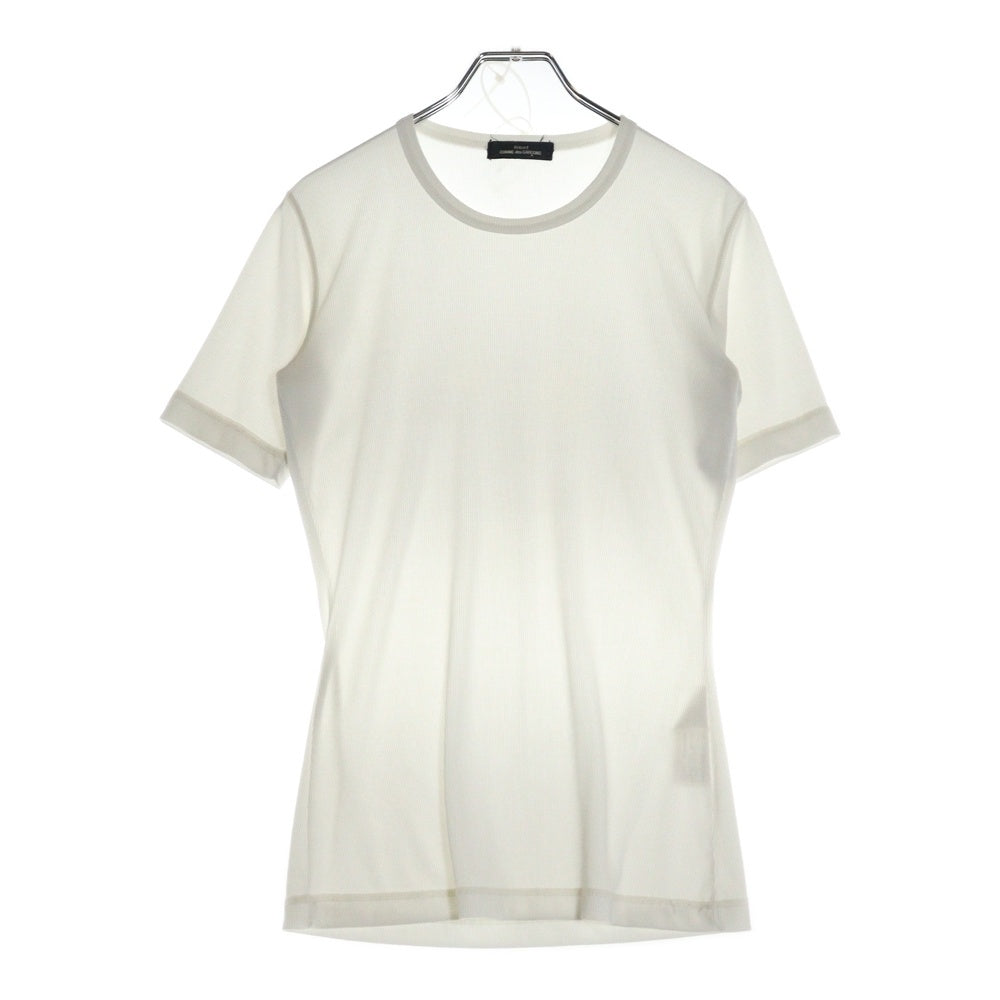 tricot COMME des GARCONS(トリコ コム デ ギャルソン) ストライプ 半袖Tシャツ ホワイト TT-110020