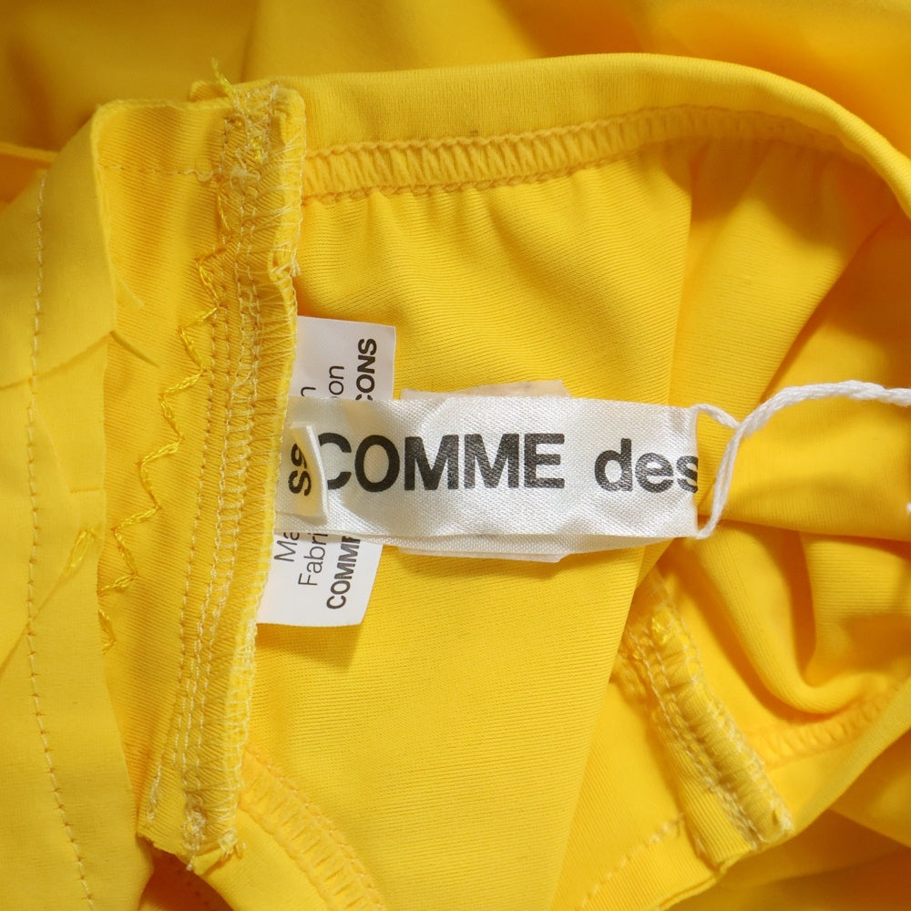 COMME des GARCONS(コムデギャルソン) 08SS ノースリーブ デザイン ストレッチ カットソー イエロー レディース GA-B021 AD2007