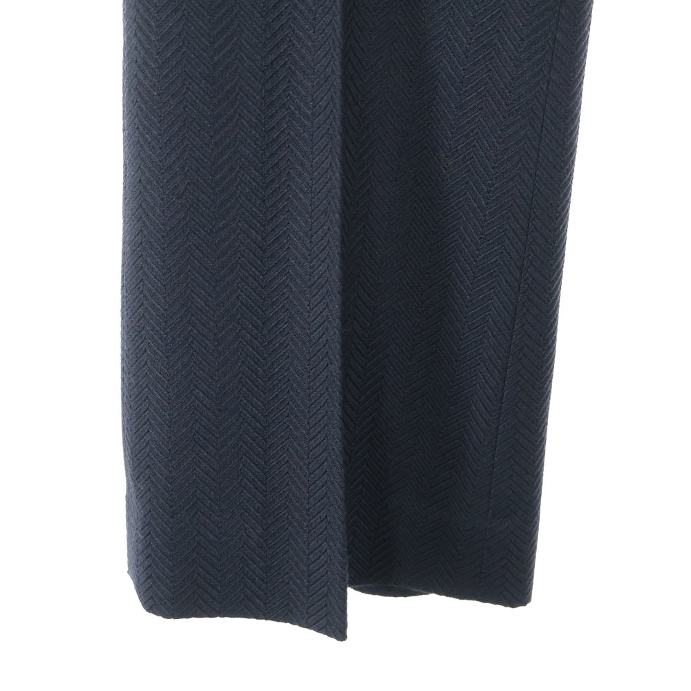 COMME des GARCONS(コムデギャルソン) 00AW ヘリンボーン センタープレス ストレートスラックス ブラック レディース GP-04025S AD2000