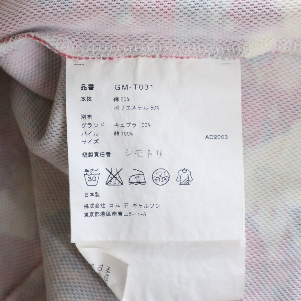COMME des GARCONS(コムデギャルソン) 04SS 花柄 コットン ノースリーブカットソー マルチ レディース GM-T031 AD2003