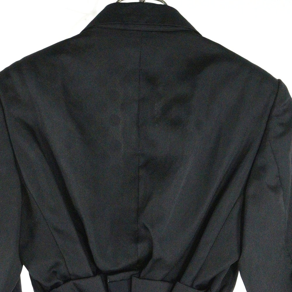 COMME des GARCONS(コムデギャルソン) 01SS カモフラ ドット 切り替え ノッチドラペル 2B シングルテーラードジャケット ブラック GJ-10043S AD2000 レディース
