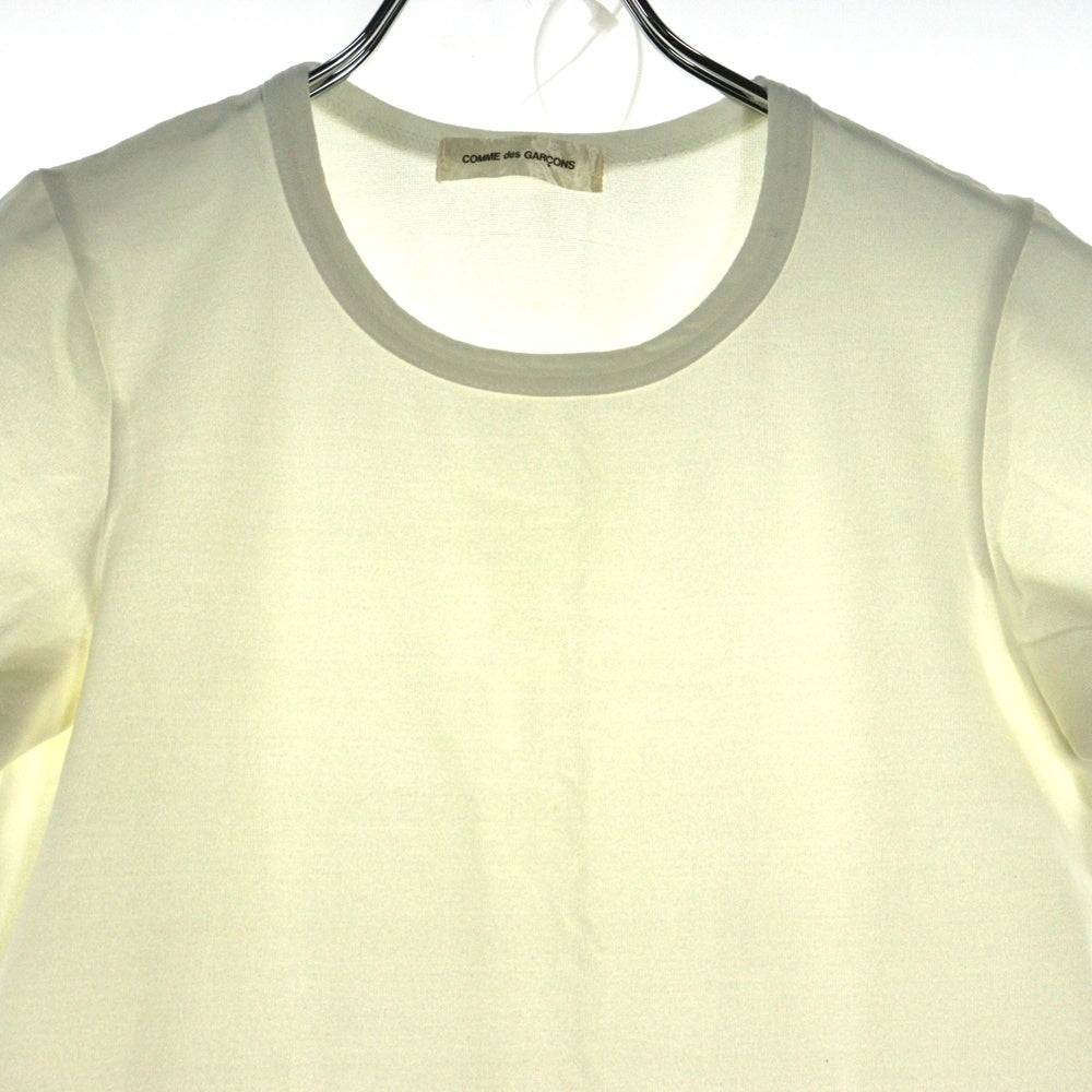 COMME des GARCONS(コムデギャルソン) 94AW ロング丈 半袖Tシャツ ホワイト レディース -GT040100 AD1994