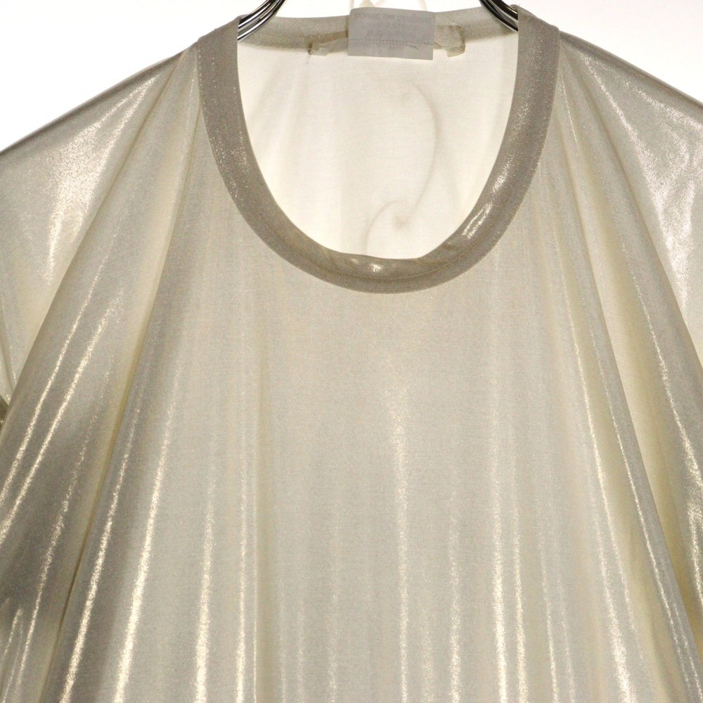 COMME des GARCONS(コムデギャルソン) 13SS クッション付き シェル クルーネック 半袖Tシャツ ホワイト レディース GK-T037 AD2012
