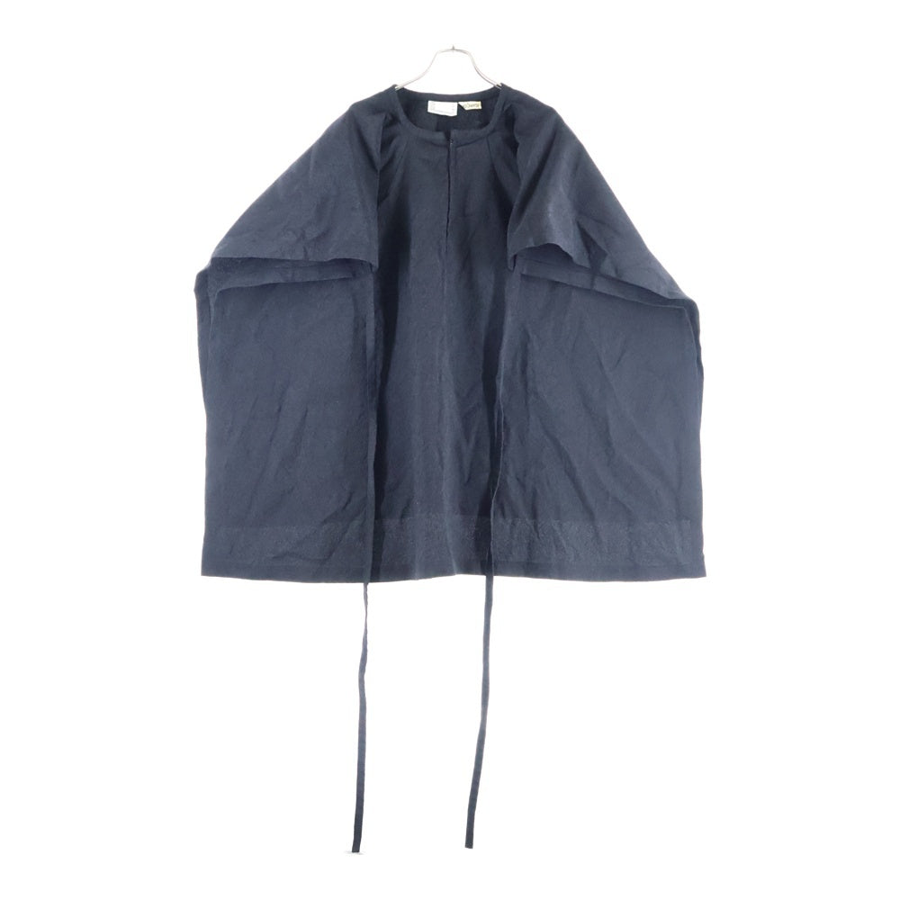 COMME des GARCONS(コムデギャルソン) 95SS ヘリンボーン コンチョ ブラウス ブラック GS-100650 AD1995
