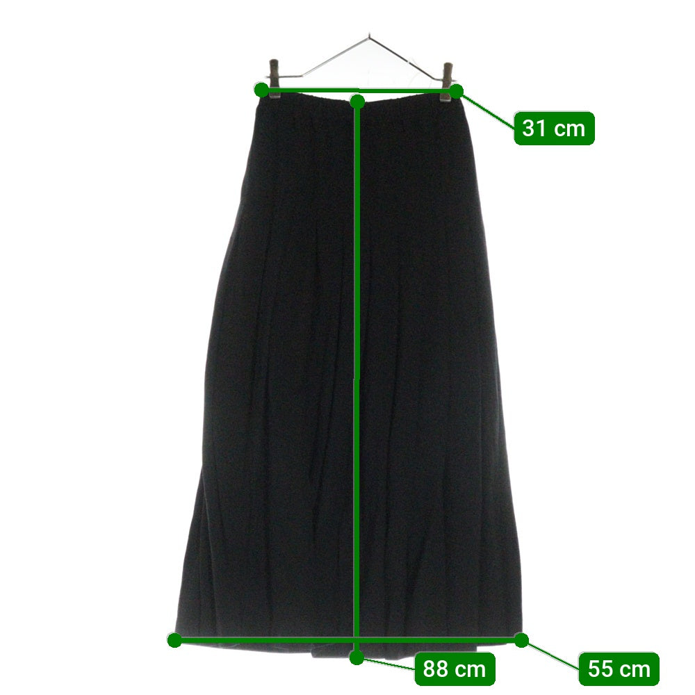 COMME des GARCONS(コムデギャルソン) 90S リブウエスト プリーツ スカート ブラック AS-21006S AD1991 レディース