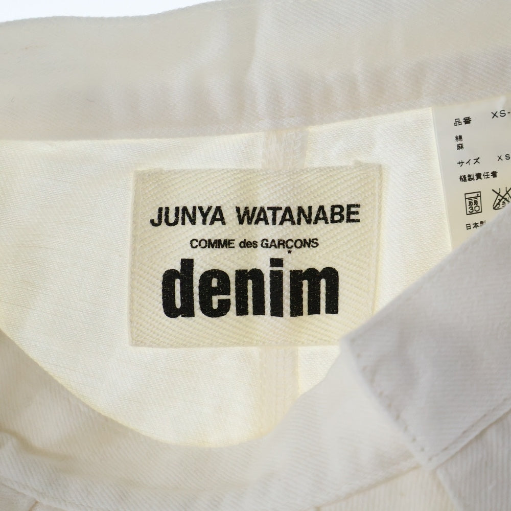 JUNYA WATANABE COMME des GARCONS(ジュンヤワタナベ コムデギャルソン) 17SS デニム サルエルパンツ ホワイト レディース XS-P010 AD2016