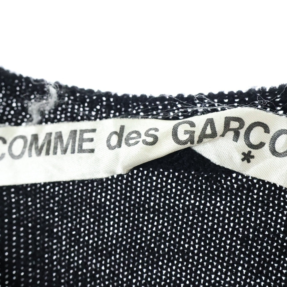 COMME des GARCONS COMME des GARCONS(コムデギャルソンコムデギャルソン) 95AW ハイゲージ クルーネック 七分丈 ニットワンピース ブラック レディース GN-040030 AD1995