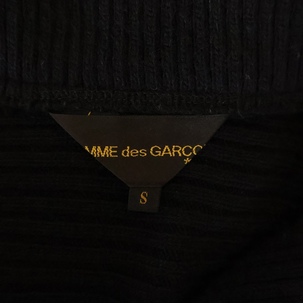 COMME des GARCONS COMME des GARCONS(コムデギャルソンコムデギャルソン) 02AW リブ編み スーパーロング ニットカーディガン ブラック レディース GG-C003 AD2002