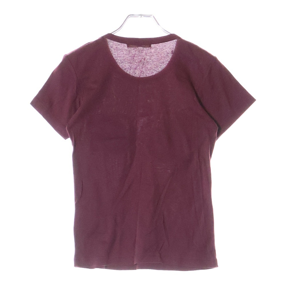 COMME des GARCONS(コムデギャルソン) 04SS フロントワッペン 半袖Tシャツ ボルドー レディース GM-T016 AD2003