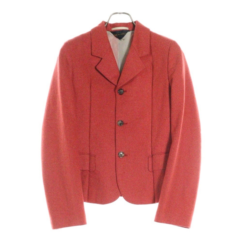 COMME des GARCONS(コムデギャルソン) 95AW 6B コットン シングルテーラードジャケット レッド レディース GJ-04053S AD1995