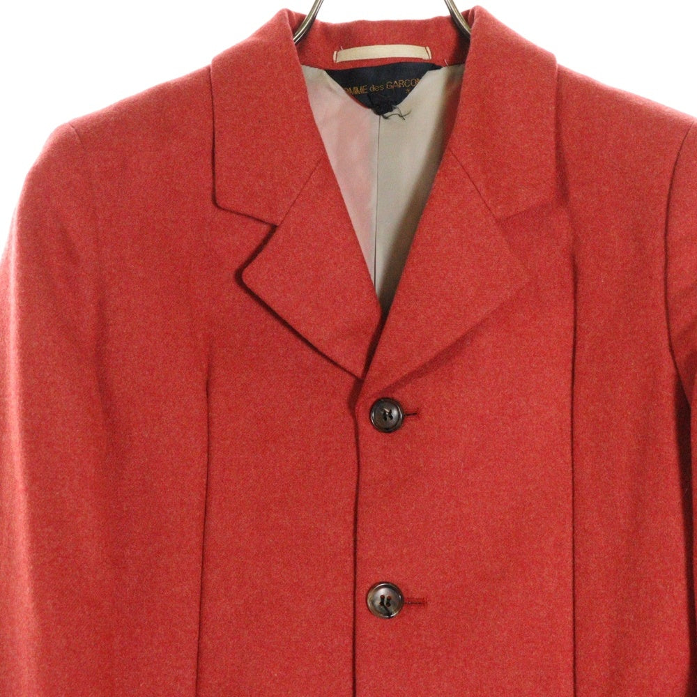 COMME des GARCONS(コムデギャルソン) 95AW 6B コットン シングルテーラードジャケット レッド レディース GJ-04053S AD1995