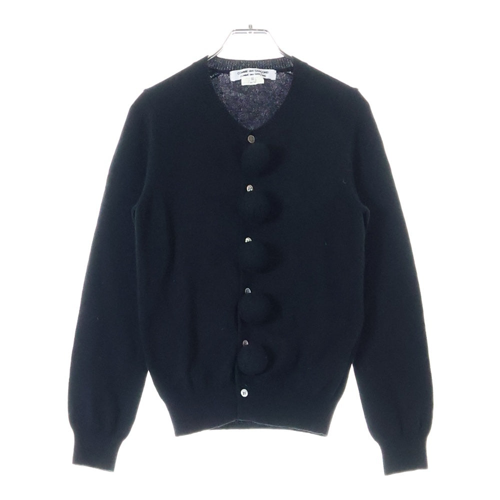 COMME des GARCONS COMME des GARCONS(コムデギャルソンコムデギャルソン) 07AW フェルトボール 長袖ニットカーディガン ブラック レディース RT-N009 AD2007