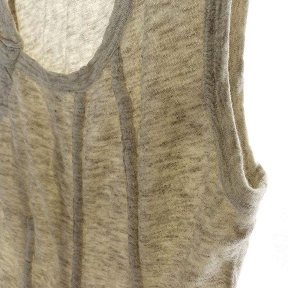 COMME des GARCONS(コムデギャルソン) 98AW ウール混 ノースリーブ タンクトップ グレー GT-040100 AD1998