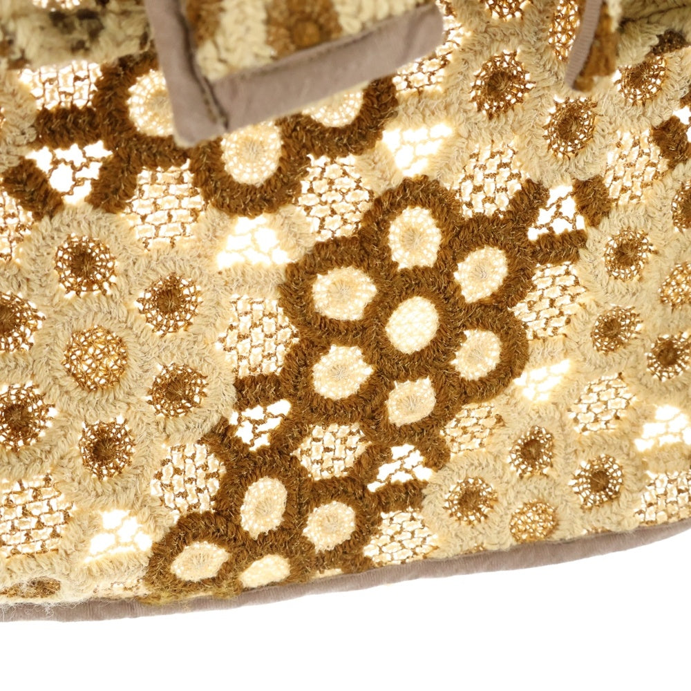 COMME des GARCONS(コムデギャルソン) 00SS フラワー刺繍 ブラウス ジャケット ブラウン レディース GJ-040020 AD1999