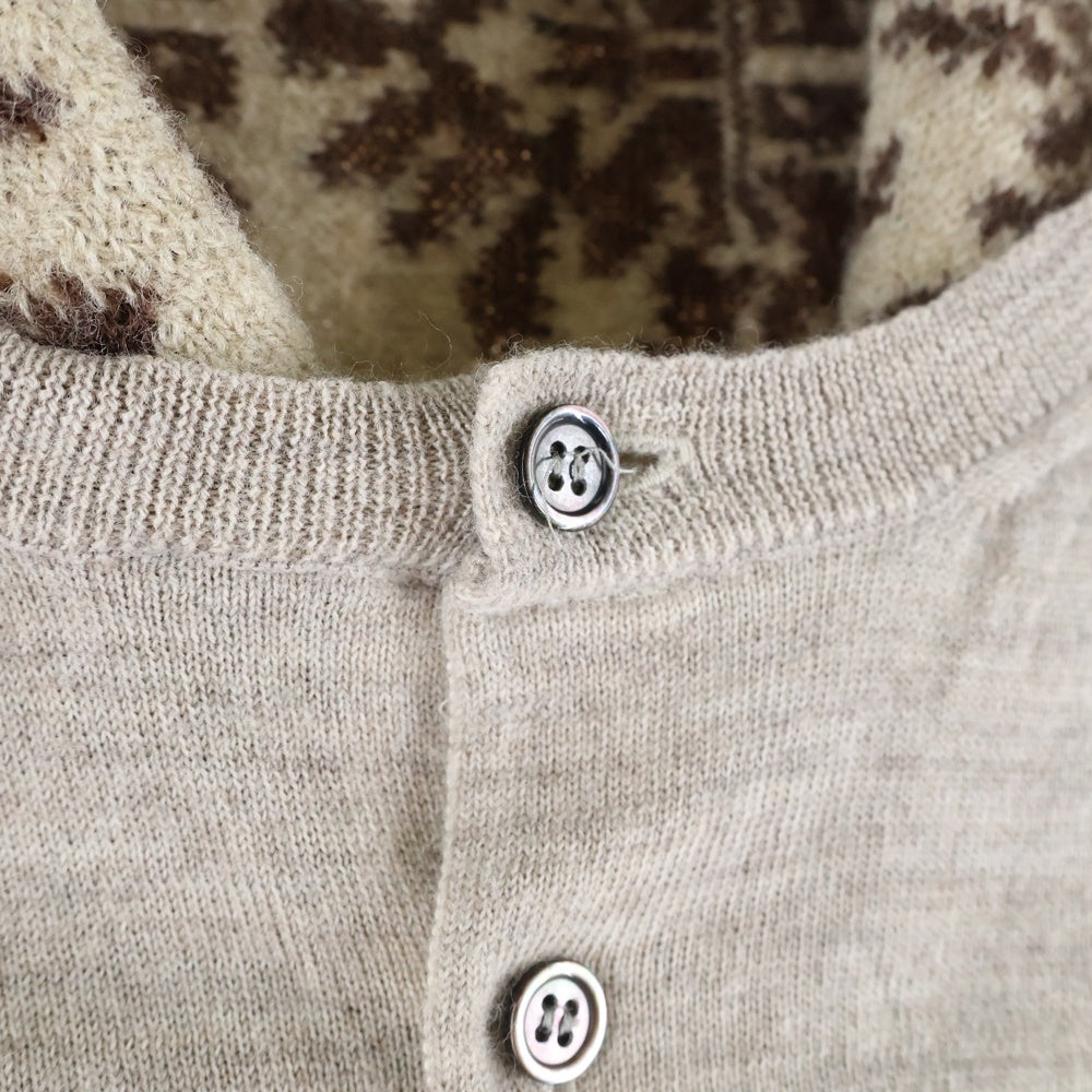 COMME des GARCONS(コムデギャルソン) 09AW ドッキングニットカーディガン ブラウン レディース GD-N014 AD2009