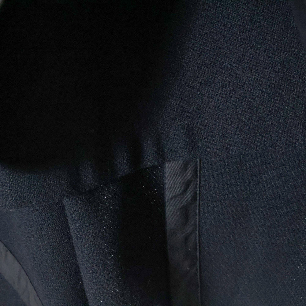 COMME des GARCONS COMME des GARCONS(コムデギャルソンコムデギャルソン) 09AW ドッキングデザイン ボタンレス ウールジャケット ブラック レディース GD-J018 AD2009