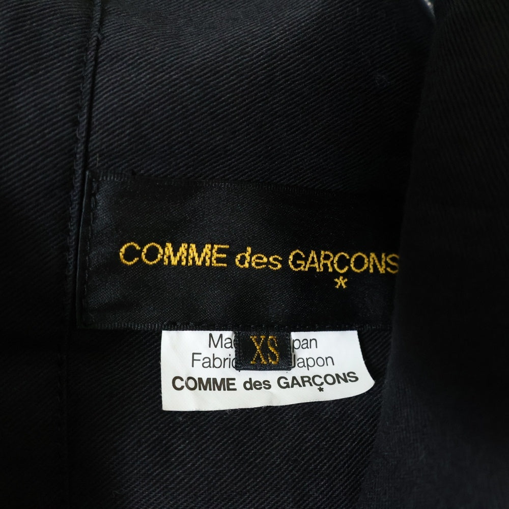 COMME des GARCONS COMME des GARCONS(コムデギャルソンコムデギャルソン) 09AW ドッキングデザイン ボタンレス ウールジャケット ブラック レディース GD-J018 AD2009